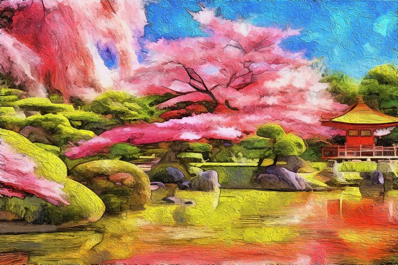 Japanese Garden by The Art of Mark Fischer