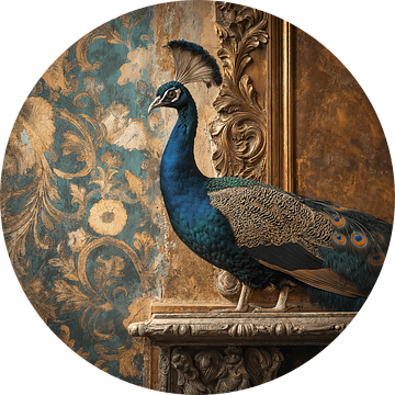 Regal Splendor in Gold and Blue van Olaf Kramer