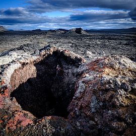 Krafla Lavaveld, IJsland van Eddy Westdijk