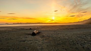 Coucher de soleil sur l'île de Vancouver Pacific Rim