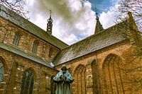 Grote kerk Naarden, beeld Comenius