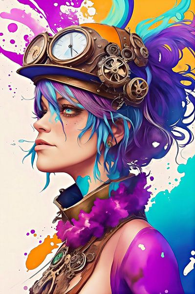 Steampunk Woman VIII von DeVerviersBelgium