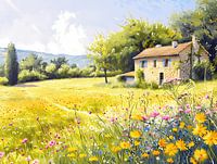 Maison dans la prairie