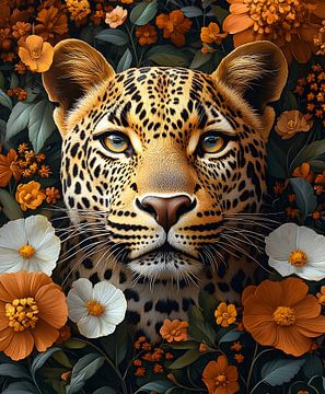 Majestueuze Jaguar: De Schone Kracht van de Natuur van But First Framing