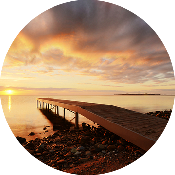 Zonsopkomst bij de steiger