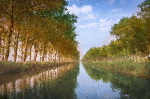 A summer cruise on the Damse Vaart canal