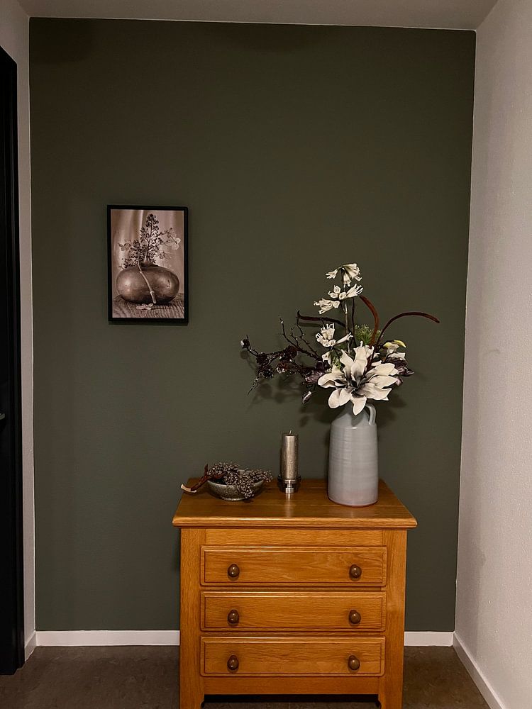 Hydrangea Neutral Silver. Modern Still Life  by Alie Ekkelenkamp 