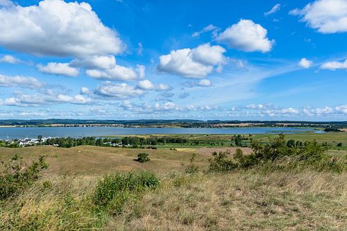 Groß Zicker, uitzicht op Gager, Reddevitzer Höft, Hagensche Wiek, Rügen