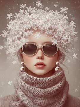 Weihnachtsengel rosa von Bianca ter Riet