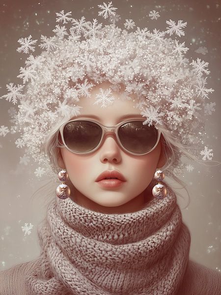 Weihnachtsengel rosa von Bianca ter Riet