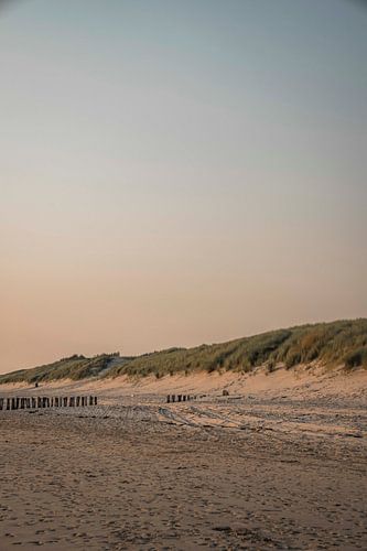 Stilte aan de Kust Zandduinen bij Zonsondergang Vlissingen