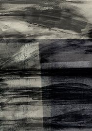The Tempest. Minimalist abstract seascape. by Dina Dankers