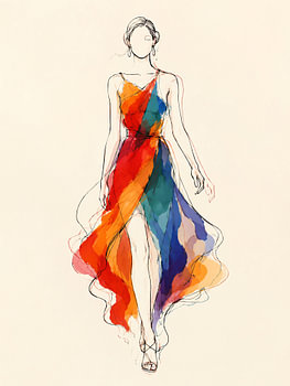 Chromatic Grace in Motion
