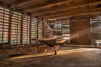 Urbex, brouette au soleil 