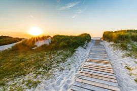 Laufsteg zum Meer von Ursula Reins