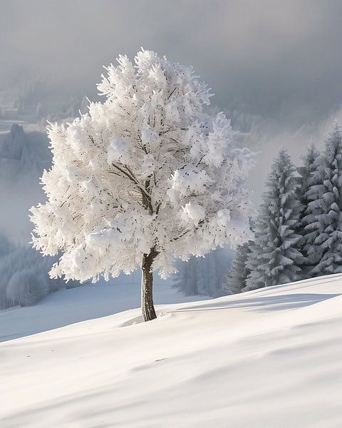 Landschaft im Winter von fernlichtsicht