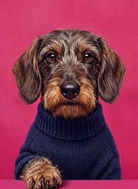 Paws & Pullovers - the Dachshund van Marja van den Hurk