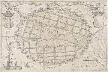 Plattegrond van de stad Utrecht, anno 1670, Anthonie de Winter, 1670
