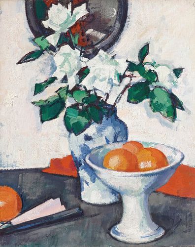 Samuel John Peploe - Weiße Rosen (um 1924)