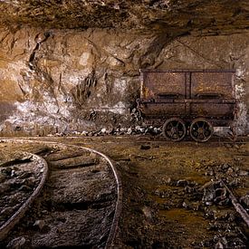 Riveted mining cart by Mark Lenoire