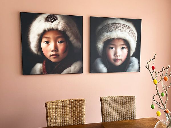 Portrait "Fille mongole"