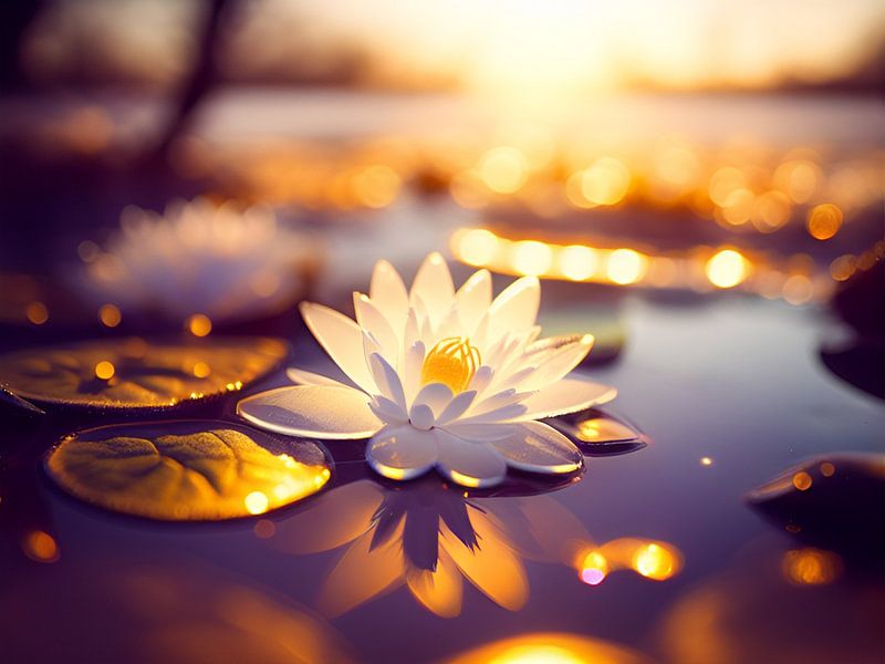 Wasserlilie von Nicolette Vermeulen