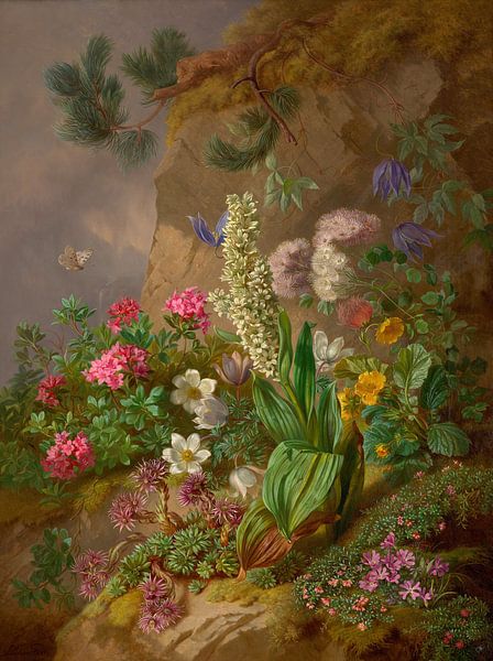 Alpenblumen, Josef Schuster von Meisterhafte Meister