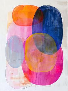 Moderne bunte runde Formen
