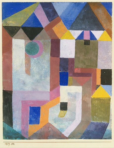 Bunte Architektur, Paul Klee von Meisterhafte Meister