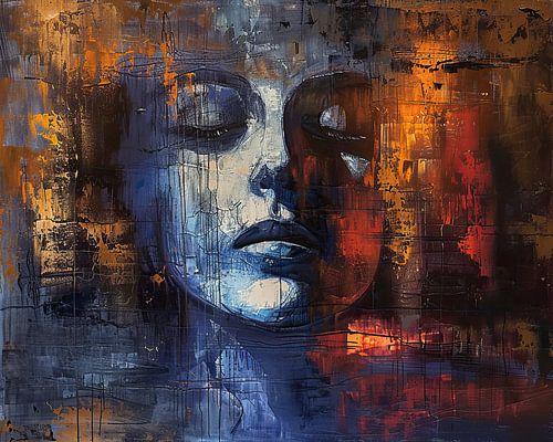 Emotionale Frauen Malerei