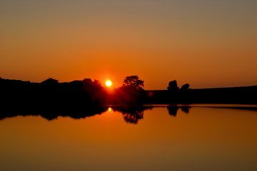 Sonnenuntergang über dem Beetzsee