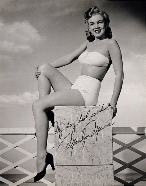 Pinup Marilyn Monroe, frühes Foto von Atelier Liesjes
