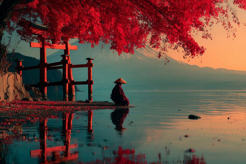 view of japanese garden by Egon Zitter