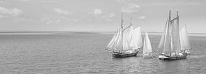 Sailing ships.