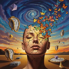 Surreal Dreamscape Vision – Abstract Fantasy Art in Vivid Detail by Aden Pink Studio