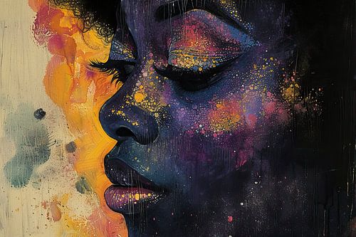 Peinture abstraite de femmes