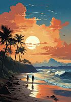 Beach Moon Sea Maritime