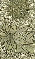 Botanische print - mosgroen