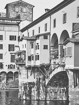 Ponte Vecchio over de Arno van Sergio Pazzano