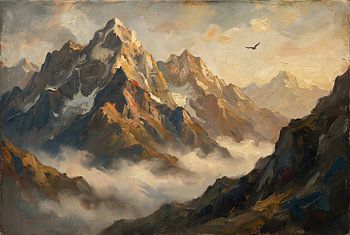 Vogel über der Stille