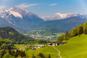 Landschap van het Berchtesgadener land, Duitsland van Henk Meijer Photography