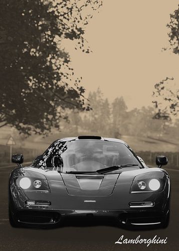 Coole zwarte Lamborghini