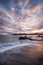 Sunset over the bay of Cannes by Yannick Lefevre thumbnail