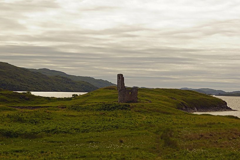 Ardvreck Castle ist eine Burgruine in den schottischen Highlands. von Babetts Bildergalerie