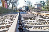 on the track