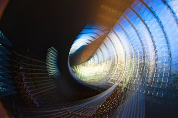 Abstract beeld, samengesteld uit 9 foto's (8) van Anne Ponsen