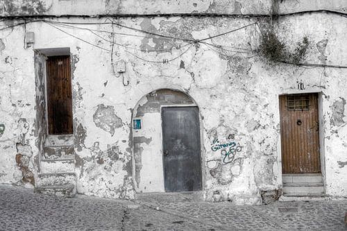HDR foto van een wit huis op het eiland Ibiza