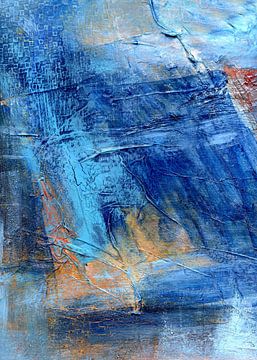 Blue Art 11 .Abstrakt.Minimalistisch.Modern von Claudia Gründler
