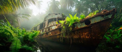 Verloren schip in de jungle - Duik erin