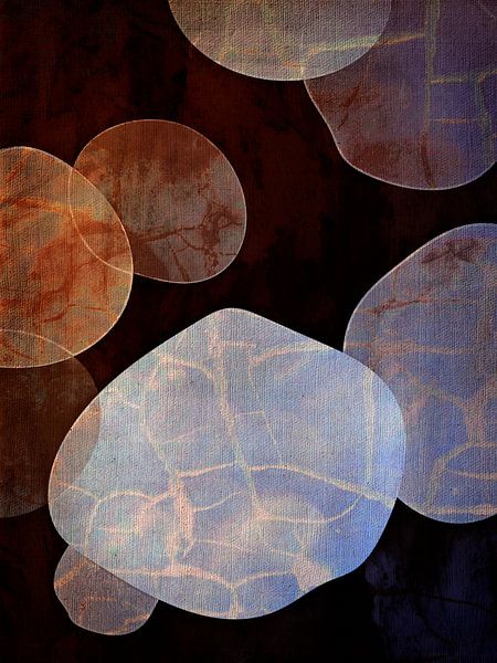 Japanese Nature Forms Flow Abstraction Japandi Art by FRESH Fine Art